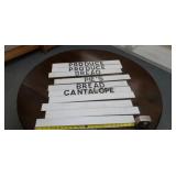 Produce wooden signs