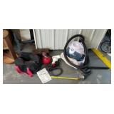 Carpet cleaner, portable steamer