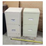 2 2 Drawer Filing Cabinets No Keys