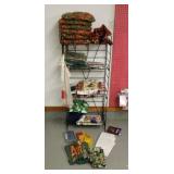 Rack w kitchen items place mats , tablecloths