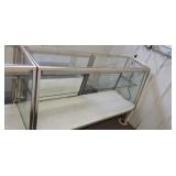 Glass display cabinet, 6ft x 38 x 16 in , glass