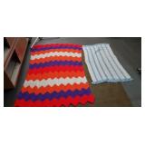 Crochet throws 40x68 in x 25x51 in
