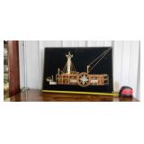 1970s Copper Wire Steam Boat