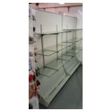 Displsy rack 2) 4 ft x 6 x 18 inches glass