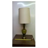 Vintage 1950s Green Marbro Murano Glass Lamp, 41