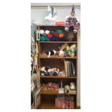 Yarn, ribbon, clown geese, electric sewing