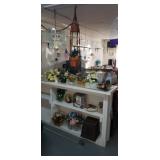 Artificial floral decoration, hanging  light