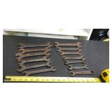 Old wrenches heavy iron