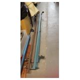 3  sets of metal bed frames, twin frame, wooden