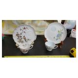 Vintage Lefton China Hand Painted Tennis Saucer