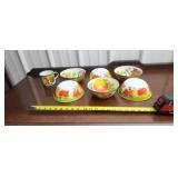 1950 Enamelware Apple Bowls