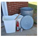 Trash cans and more