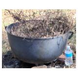Antique footed Cast Iron Cauldron