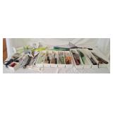 Kitchen utensils including  pampered chef and