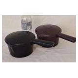 Pampered chef plastic microwave steamers/cook