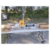 Portable power cord winder, radio,and more