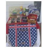 Hardware, paint, cooler bag, castersand more