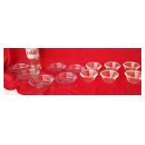 Fireking and glass bake custard bowls
