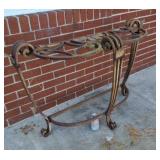 Mid-century wrought iron table