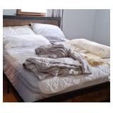 Linens, pillows and sheets, bed not included