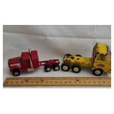 Vintage Tonka Truck and Semi Both with Metal