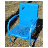 Vintage metal lawn chair