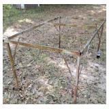 Metal table frame
