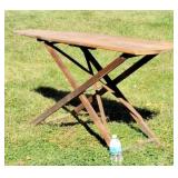 Wood ironing board