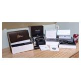 Rechargeable hearing aid, table microphone and