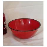 Vintage Enamelware Cereal Bowl