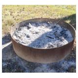 1/2 in. fire pit ring, approximately 12" tall x
