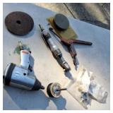 Pneumatic tools,  grinder pads and more