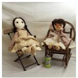 Dolls with Chairs