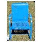 Vintage metal lawn chair