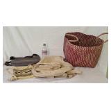Hedgren purse, leather book bag and more