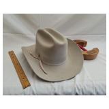 Stetson Hat Size 6 3/4 Long Oval Cattleman