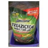 Triazicide insect killer for lawns