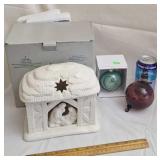 Partylite,  Holy night, candle holder and glass