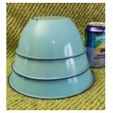 Nesting Enamel Ware Bowls