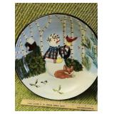 13" Woodland Friends Pasta Bowl