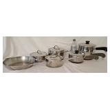 Pots and pans Revere ware and Revere proline