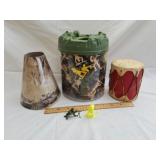 Toy Cowboys, Indians and Soldiers and Drum