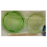 Uranium Glass Platters