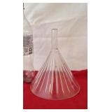 Vintage W&T glass funnel