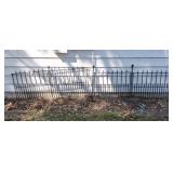 2-69x36 black metal fencing