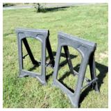 Plastic folding saw horses, max lbs. 250