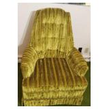 Riverside MCM velour green chair