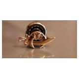 14K Gold Shriners Masonic Pin Fraternal