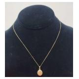 1/120 14 K GF Necklace 2.03g