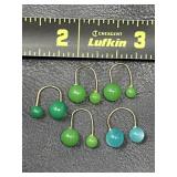 Unmarked tested 14k. Gold Earrings 1.20 grams